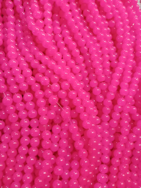 Jelly Beads 8mm - Pink