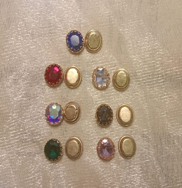 Oval Clip Stones