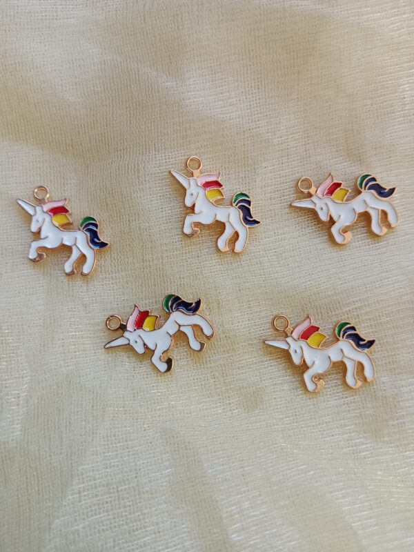 Unicorn Enamel Charms