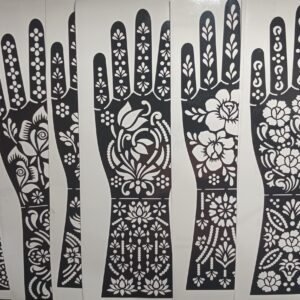 Mehandi Stencil Stickers